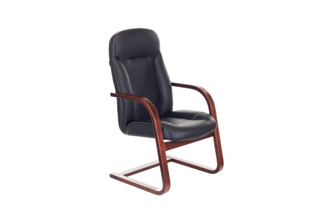 Кресло Бюрократ T-9923WALNUT-AV черное